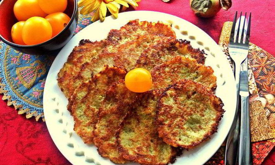 Рецепт драников из картофеля, кабачка и яблока