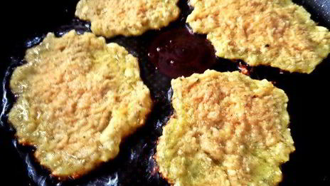 драники из картофеля, кабачка и яблока