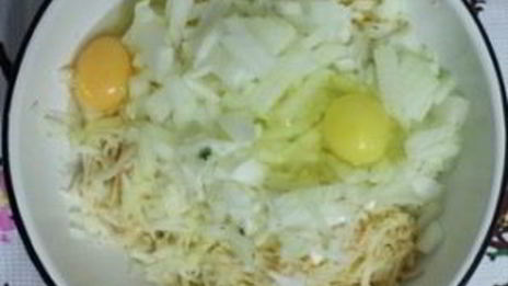 драники с чесноком