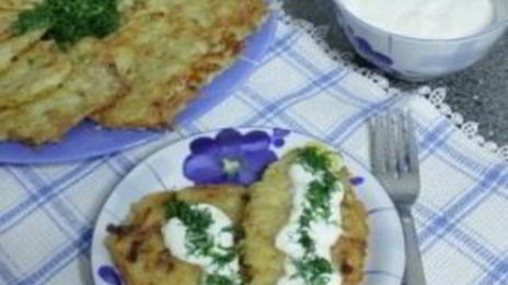 драники с чесноком