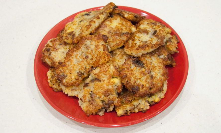 Рецепт драников с грибами постные