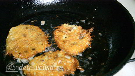 драники с грибами