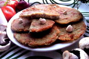 Драники с мясной начинкой