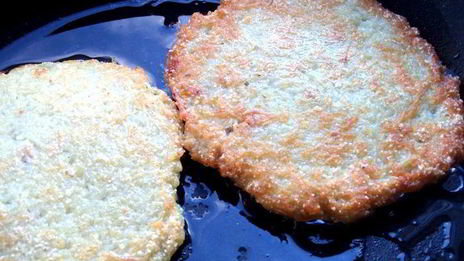 драники с мясной начинкой