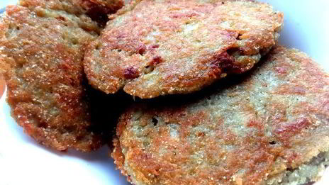 драники с мясной начинкой
