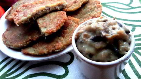 драники с мясной начинкой