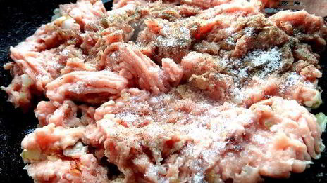 драники с мясной начинкой