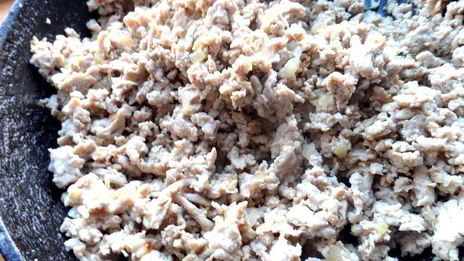 драники с мясной начинкой