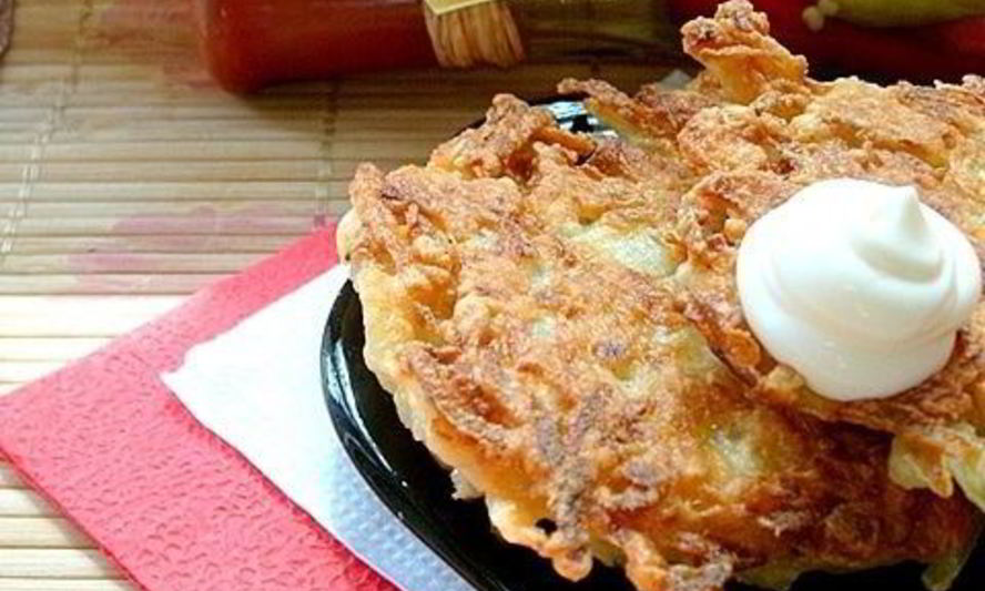 Рецепт драников яблочко