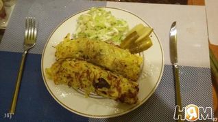 Фаршированные картофельные драники