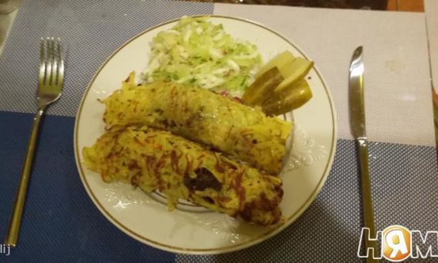 Рецепт фаршированных картофельных драников