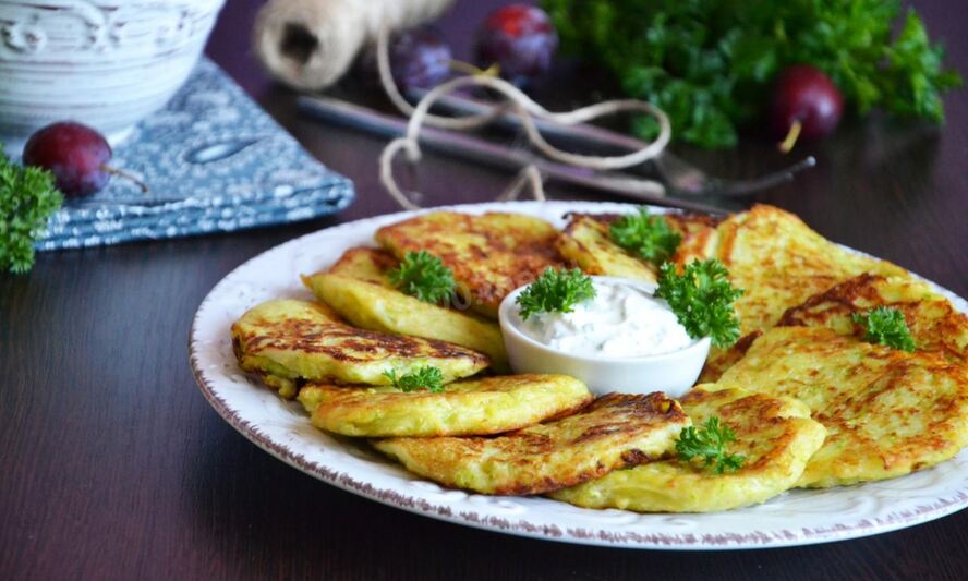 Рецепт кабачковых драников из кабачков и картошки