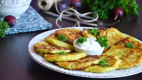 кабачковые драники из кабачков и картошки