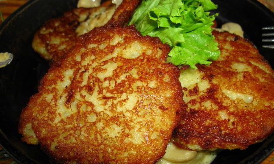 Рецепт картофельных драников с мясом