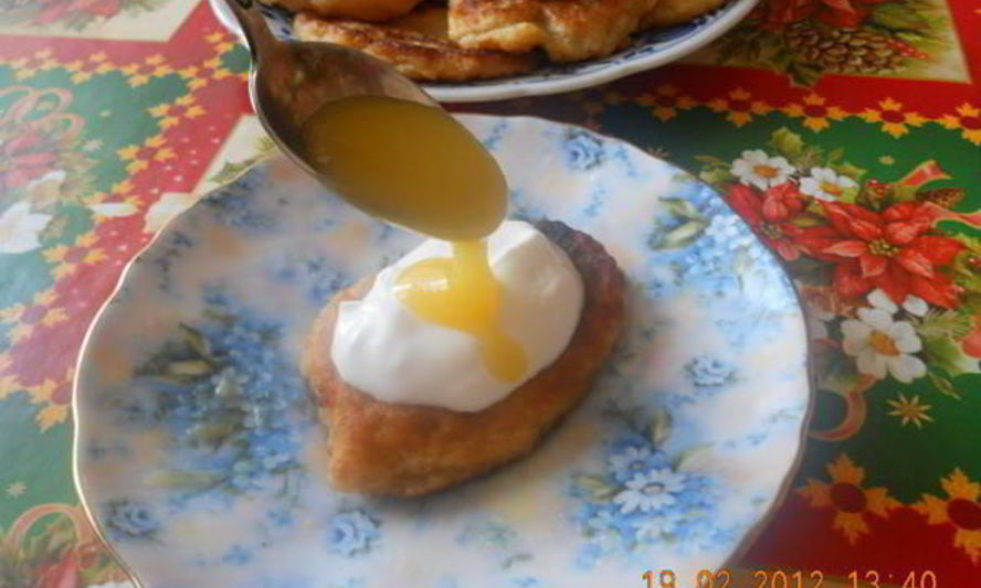 Рецепт латкеса из яблок — яблочных драников