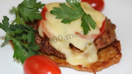 пирамидки веселые друзья драники с котлетами