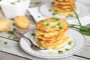 Постные драники из картошки