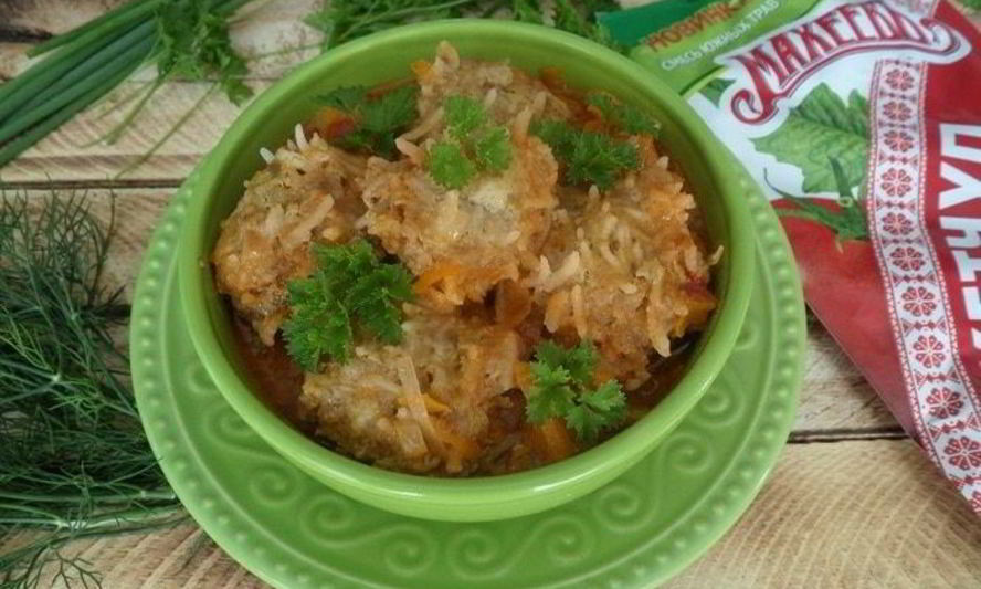 Рецепт фрикаделек ежики с овощами