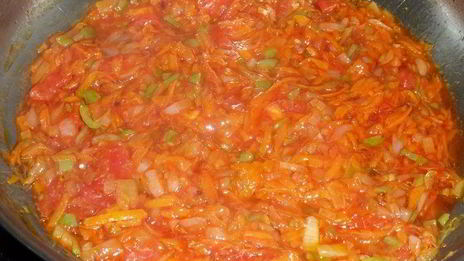 фрикадельки ежики с овощами