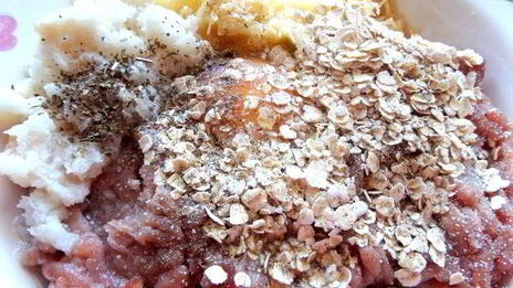 фрикадельки с гречкой