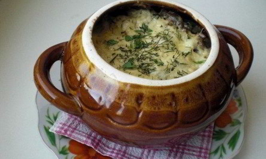 Рецепт фрикаделек с грибами и картофелем под сыром