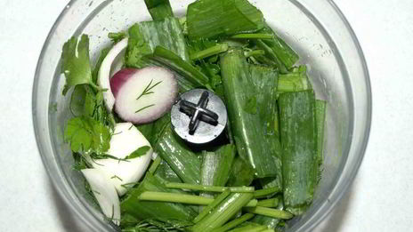 фрикадельки в картофельных сотах