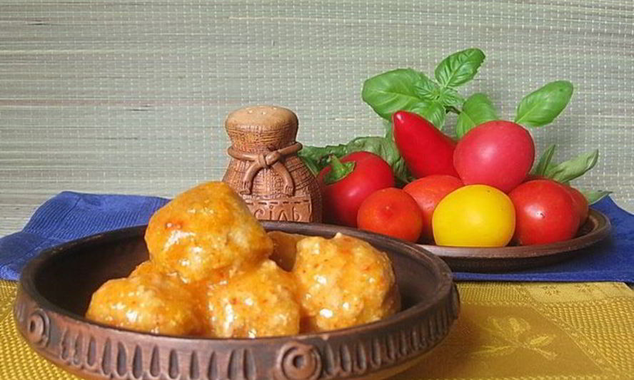 Рецепт фрикаделек в овощном соусе