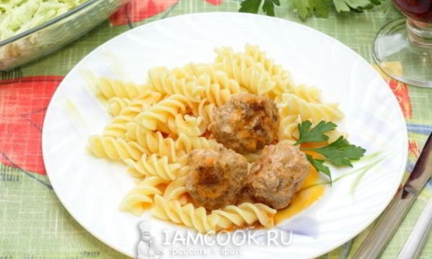 Рецепт фрикаделек в томатно-сметанном соусе