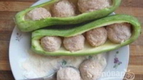 лодочка с фрикадельками