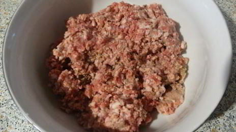 мясные фрикадельки с хреном тушёные в майонезе из фасоли