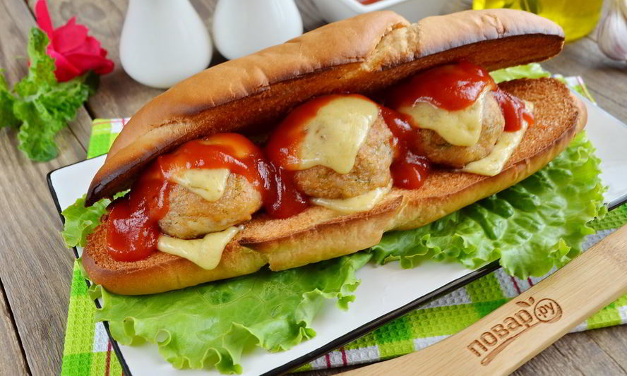 Рецепт субмарины с фрикадельками