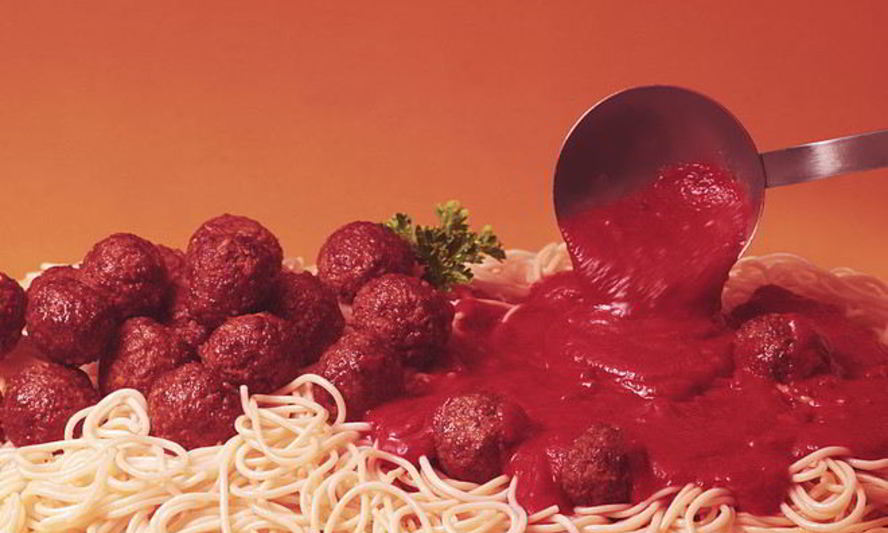 Рецепт вермишели с фрикадельками и томатным соусом
