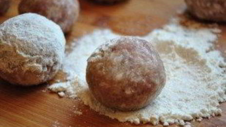 запеченный картофель с фрикадельками