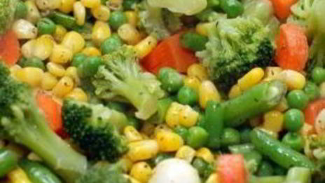 гарнир из басмати и овощей