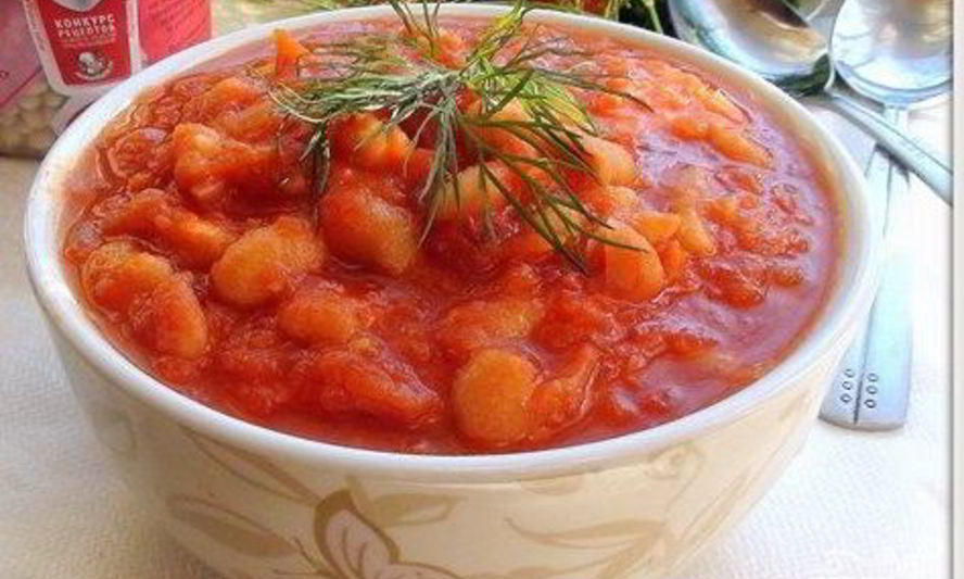 Рецепт гарнира из фасоли