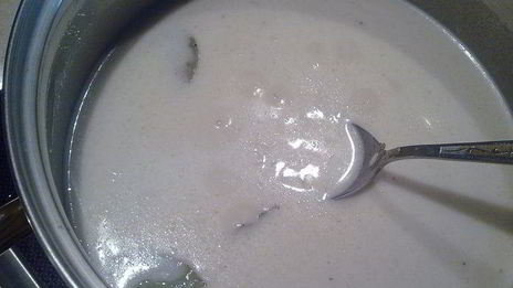 арроз кон коко и камаронес — рис с кокосом и креветками