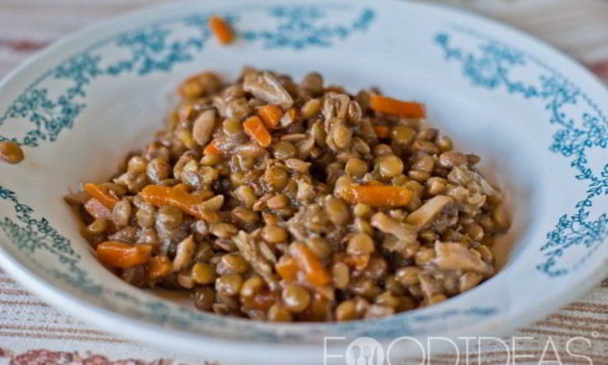 Рецепт чечевицы с грибами