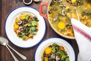 Чечевица с картофелем