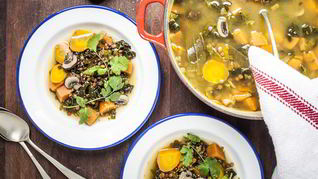 Чечевица с картофелем