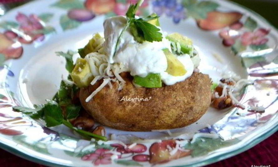 Рецепт картофеля чили с пряной начинкой