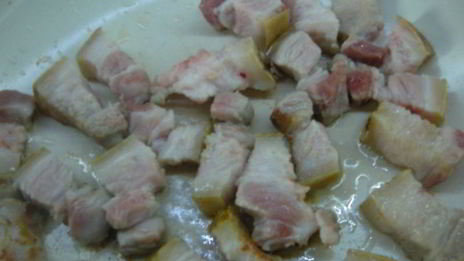 картофель с беконом и чесночком