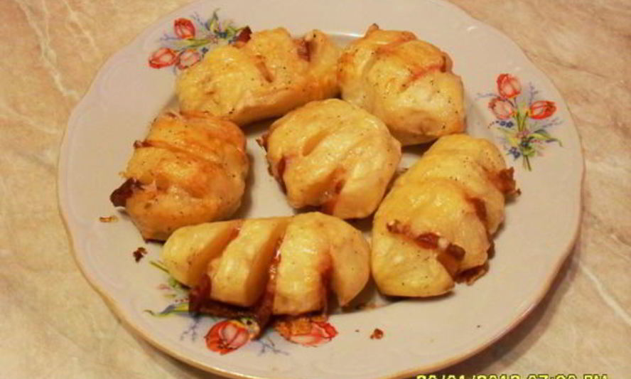 Рецепт картофеля с беконом