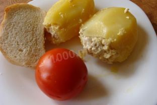 Картофель с фаршем