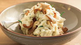 Картофель с грибами