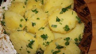 Картофель с лимоном