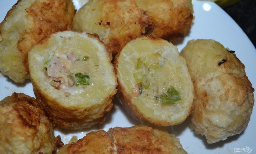 Рецепт картофеля с начинкой