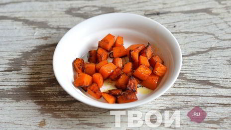 картофель с тыквой под сырным соусом