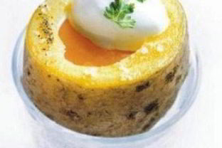 Картофель с желтком