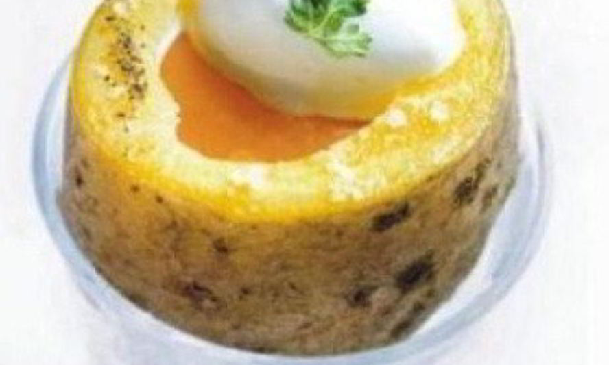 Рецепт картофеля с желтком