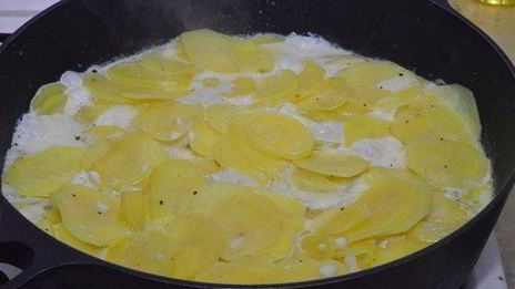 картофель в сливках с грибами